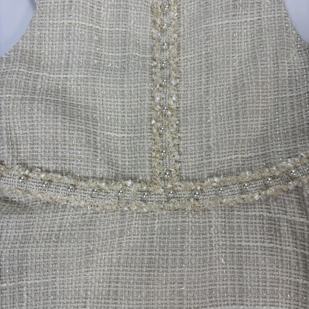 Rachel Zoe Girls Tweed Dress Jacket Set Size 7 Classic Luxe Outfit - Picture 9 of 12